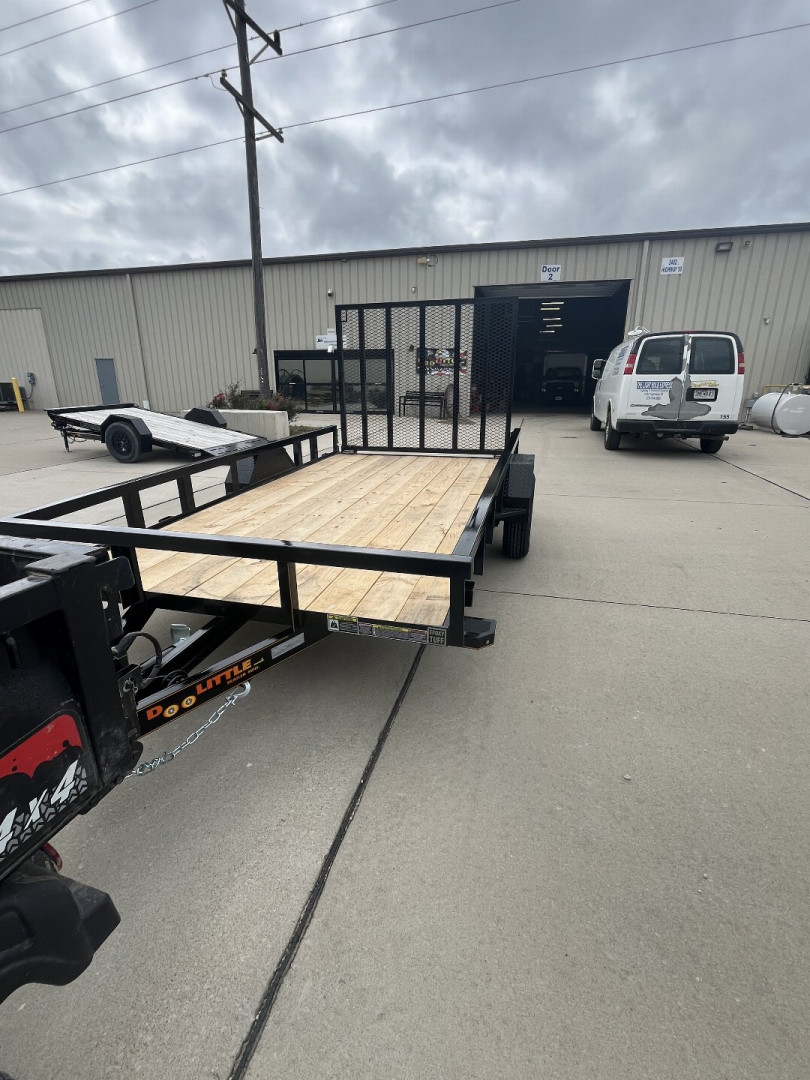 New 2024 DOOLITTLE TRAILERS 77 x 12 TUBE TOP Utility Trailer