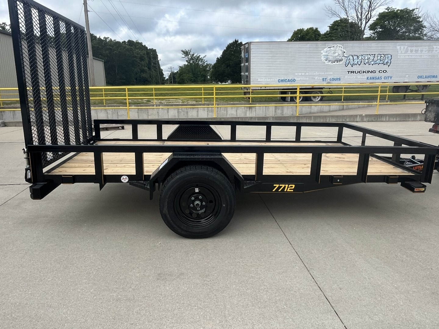 New 2024 DOOLITTLE TRAILERS 77 x 12 TUBE TOP Utility Trailer
