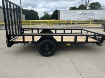 New 2024 DOOLITTLE TRAILERS 77 x 12 TUBE TOP Utility Trailer