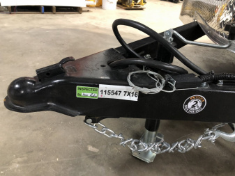 New 2023 BLACK 7 X 16 7K Cargo Trailer