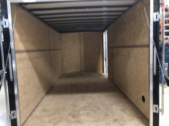 New 2023 BLACK 7 X 16 7K Cargo Trailer