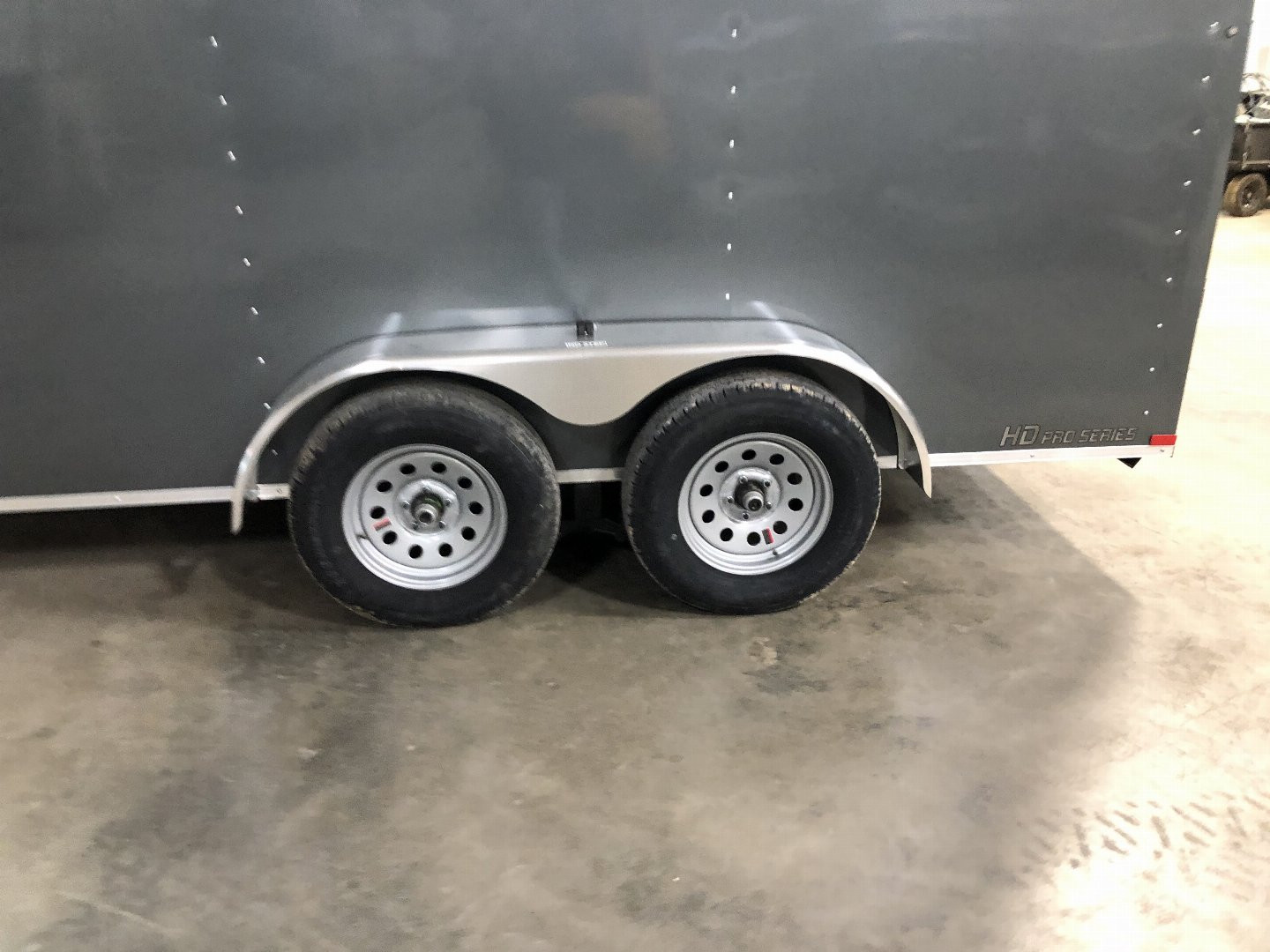 New 2023 DOOLITTLE TRAILERS GRAY 7 X 14 7K Cargo / Enclosed Trailer