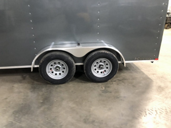 New 2023 DOOLITTLE TRAILERS GRAY 7 X 14 7K Cargo / Enclosed Trailer