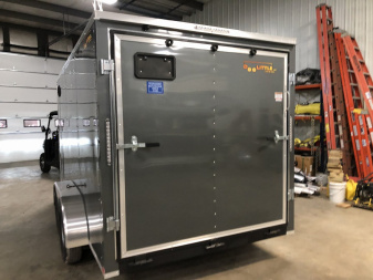 New 2023 DOOLITTLE TRAILERS GRAY 7 X 14 7K Cargo / Enclosed Trailer