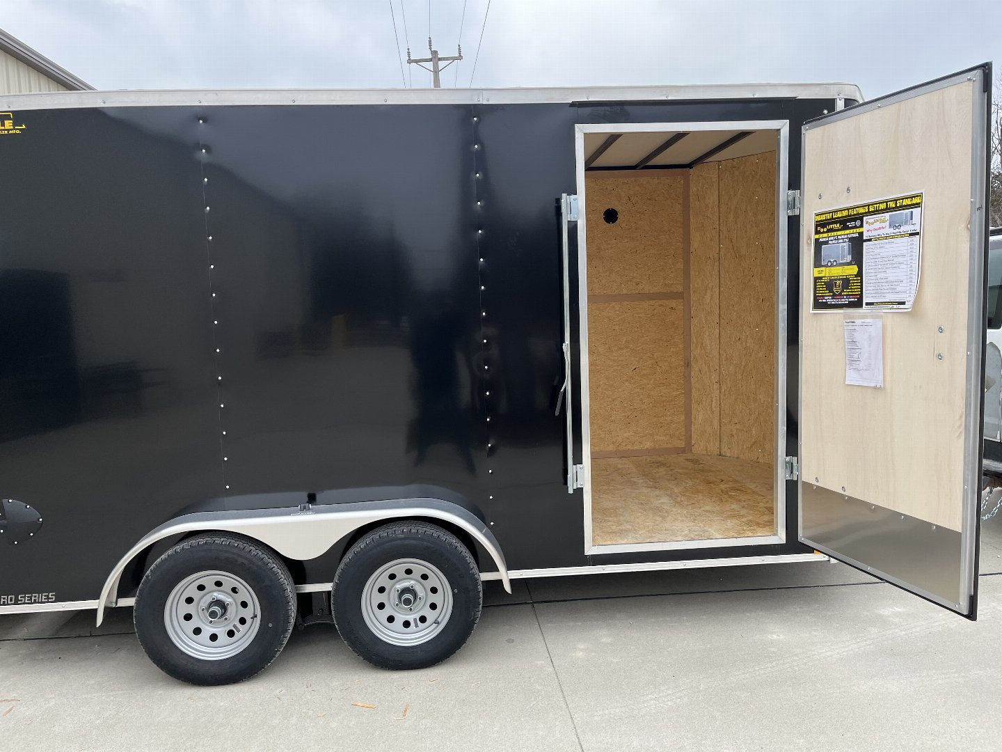 New 2024 Doolittle 7 X 14 Cargo Trailer W/Extended Roof Height