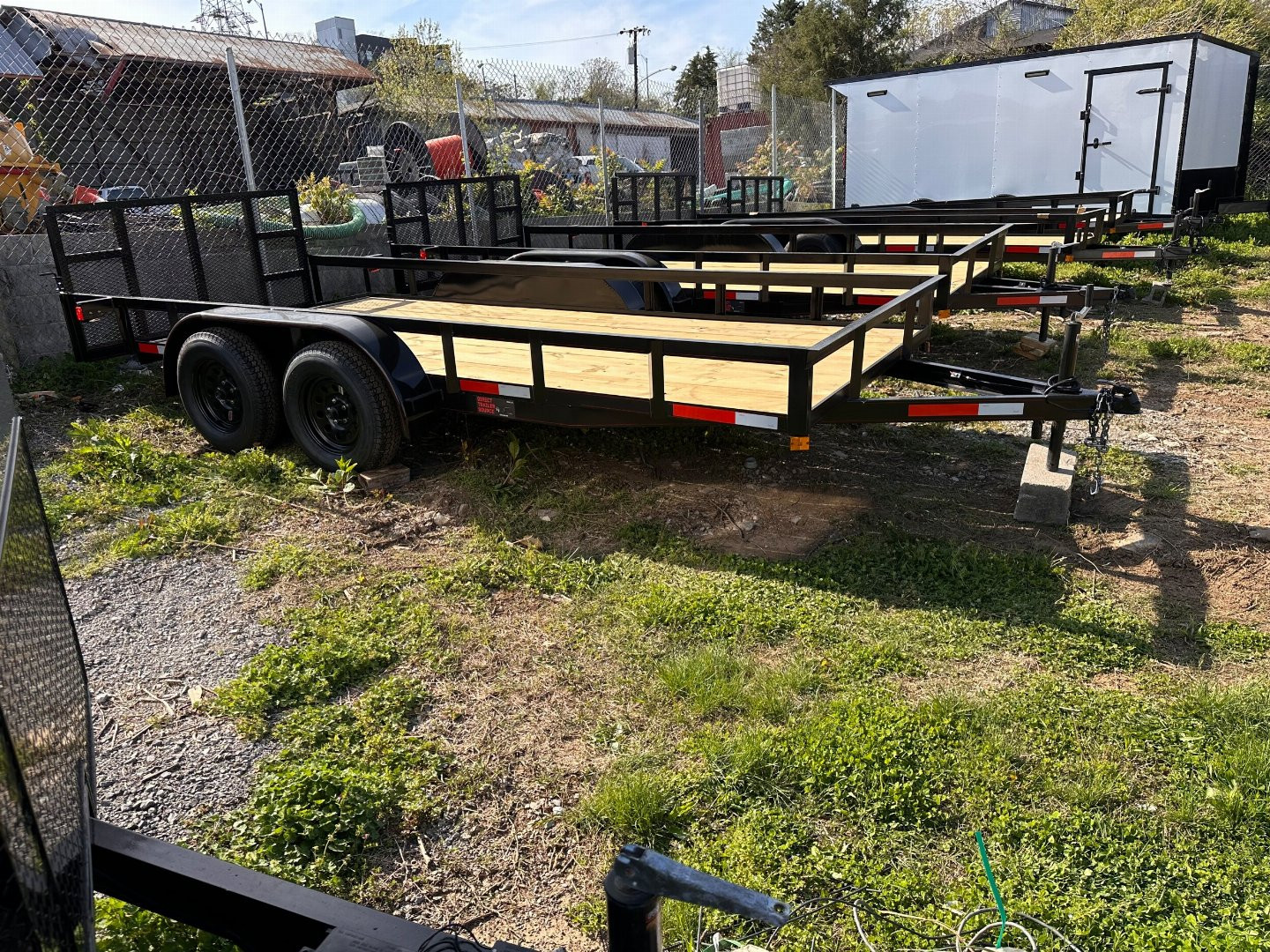 New 2025 77x16 Flatbed Utility Trailer TA