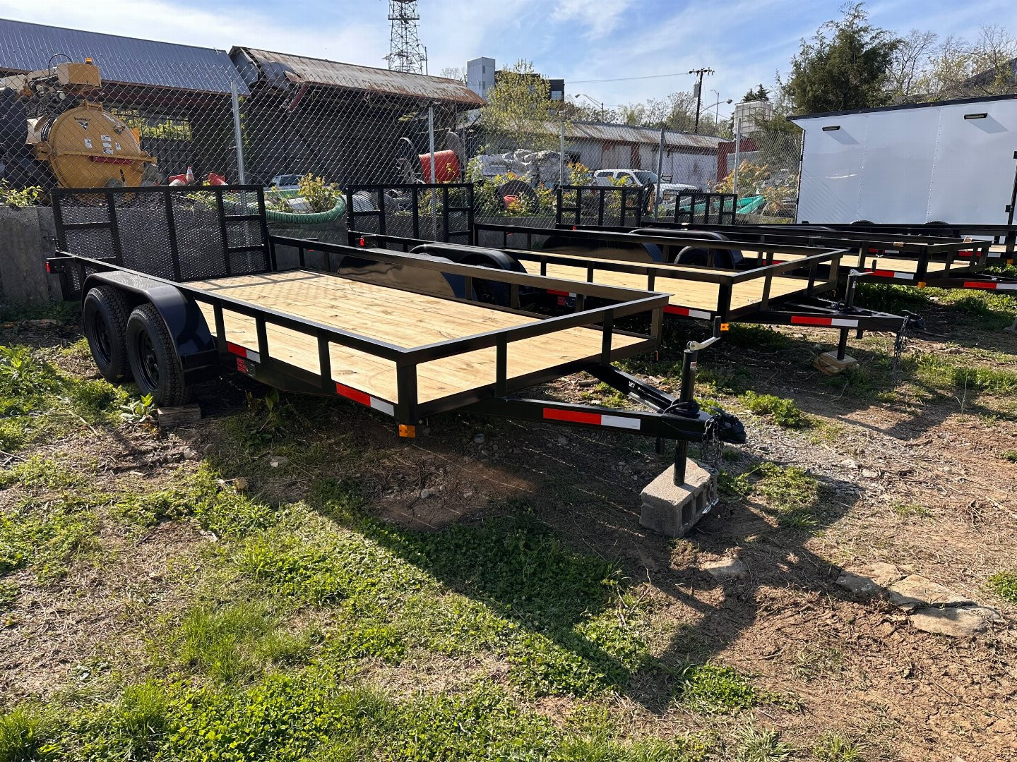 New 2025 77x16 Flatbed Utility Trailer TA