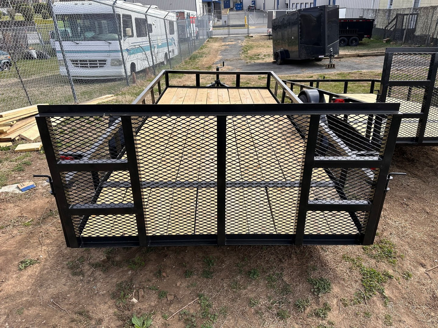 New 2025 77x16 Flatbed Utility Trailer TA