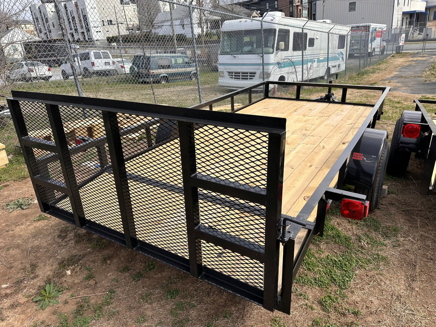 New 2025 77x16 Flatbed Utility Trailer TA