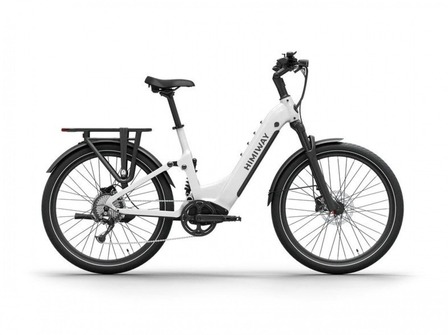 New 2025 HIMIWAY A7 white Electric Bicycle