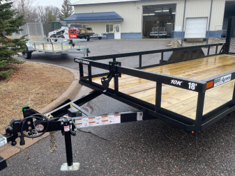 New 2026 Drive 7 x 18 Tandem Utility Trailer With 5200 Pound Axles