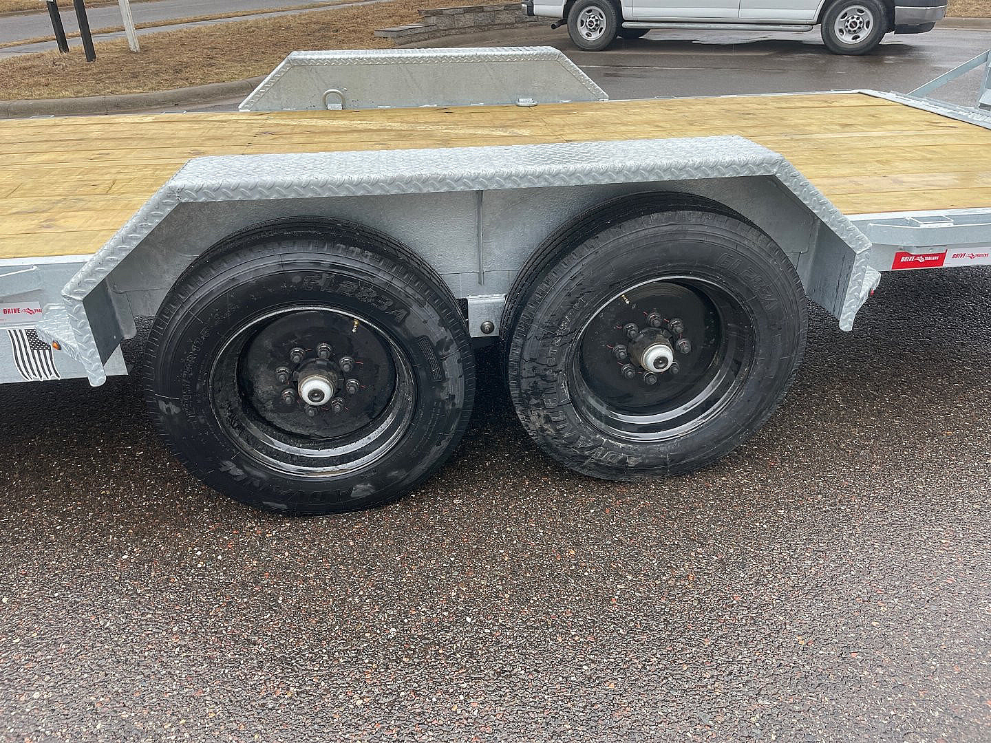 New 2026 Drive 22 ft Galvanized Equipment Trailer