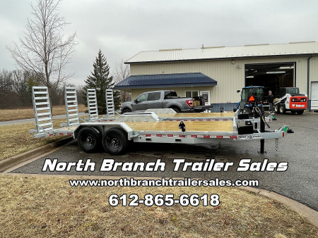 New 2026 Drive 20 ft Galvanized Equipment Trailer