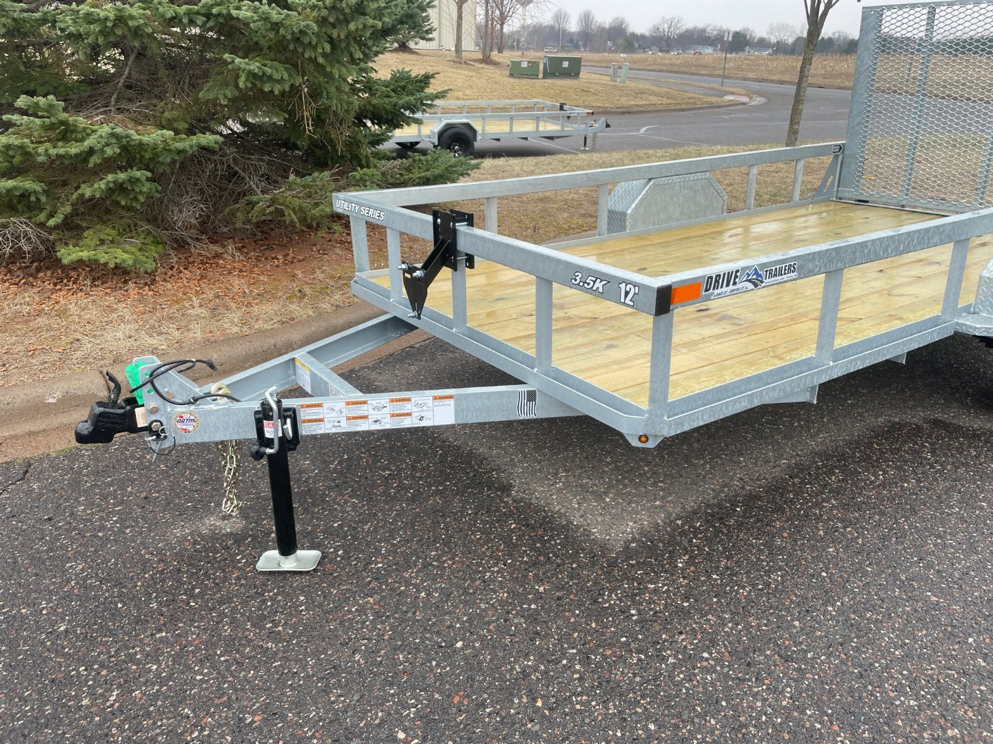 New 2026 Drive 6 x 12 Galvanized Steel Utility Trailer
