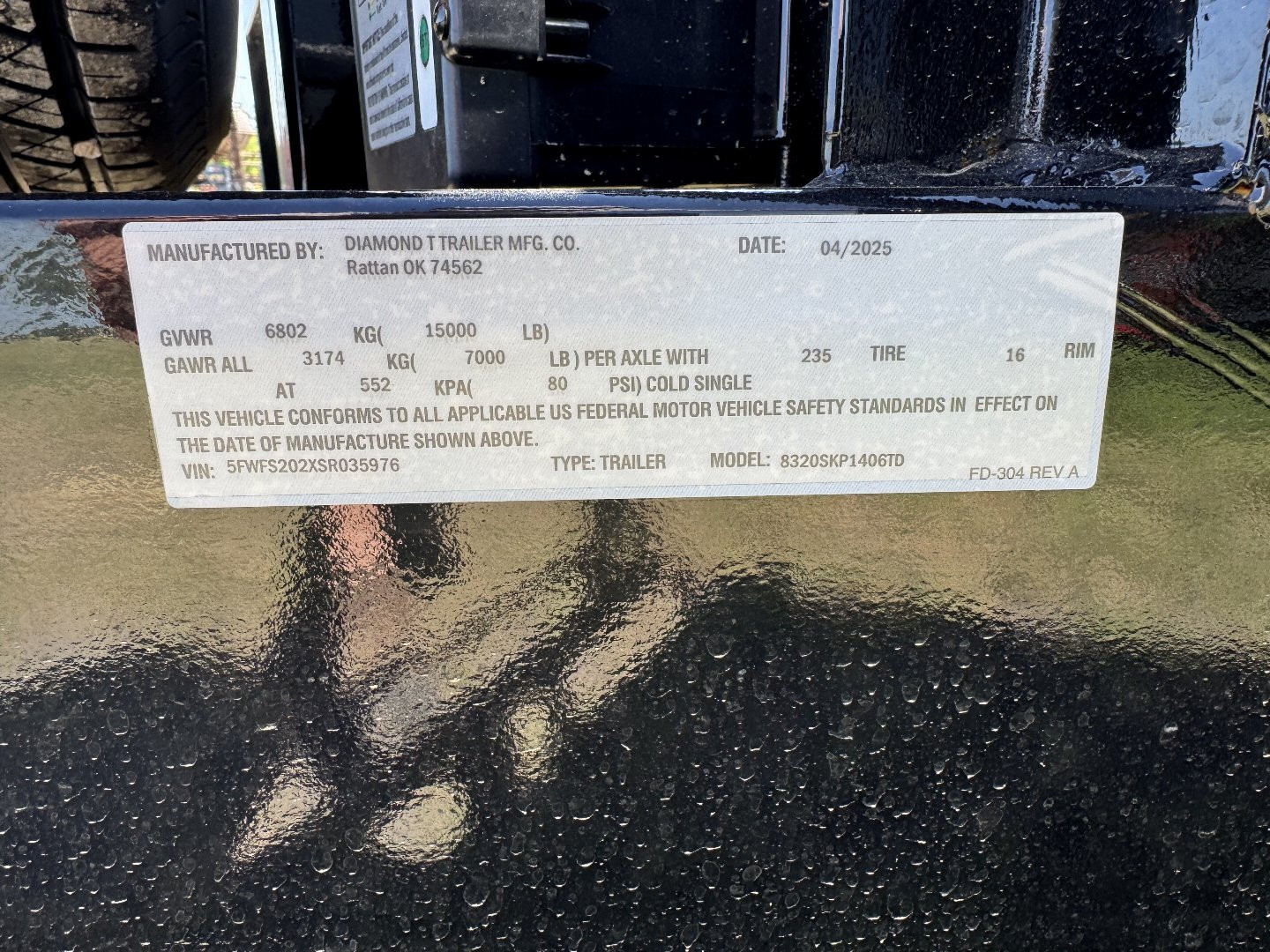 New 2025 Diamond T 8322SKP1406TD Tilt Trailer