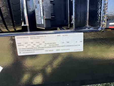 New 2025 Diamond T 8320SKP1406TD Tilt Trailer