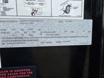 New 2025 Diamond T 10228SWF Deckover Trailer
