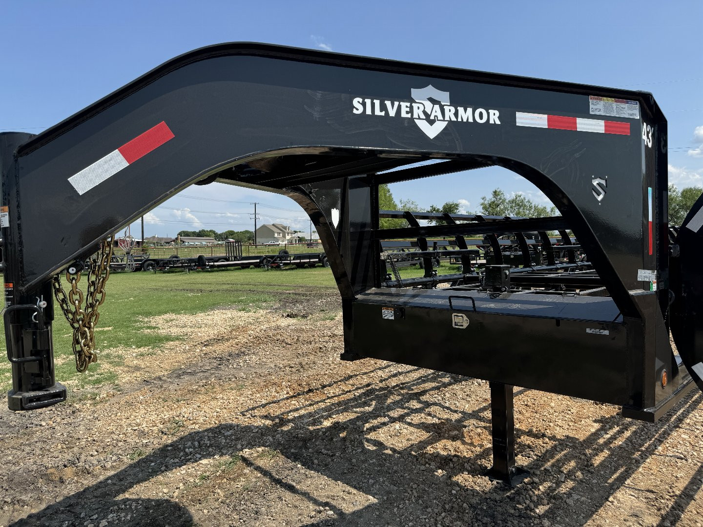 New 2024 SILVER ARMOR 20 BALE Hay Trailer