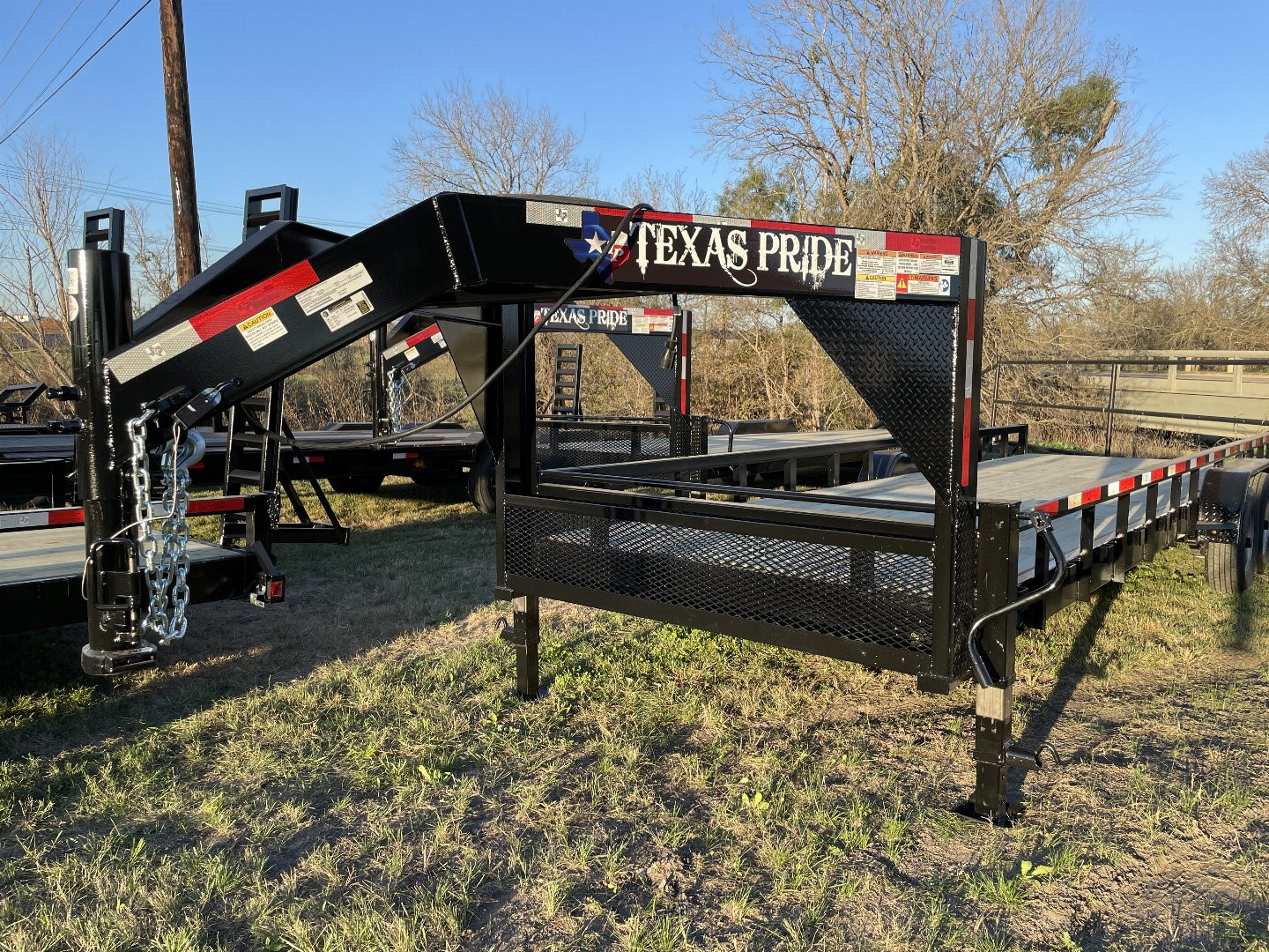 New 2024 Texas Pride Trailers EQ72414KGN Equipment Trailer