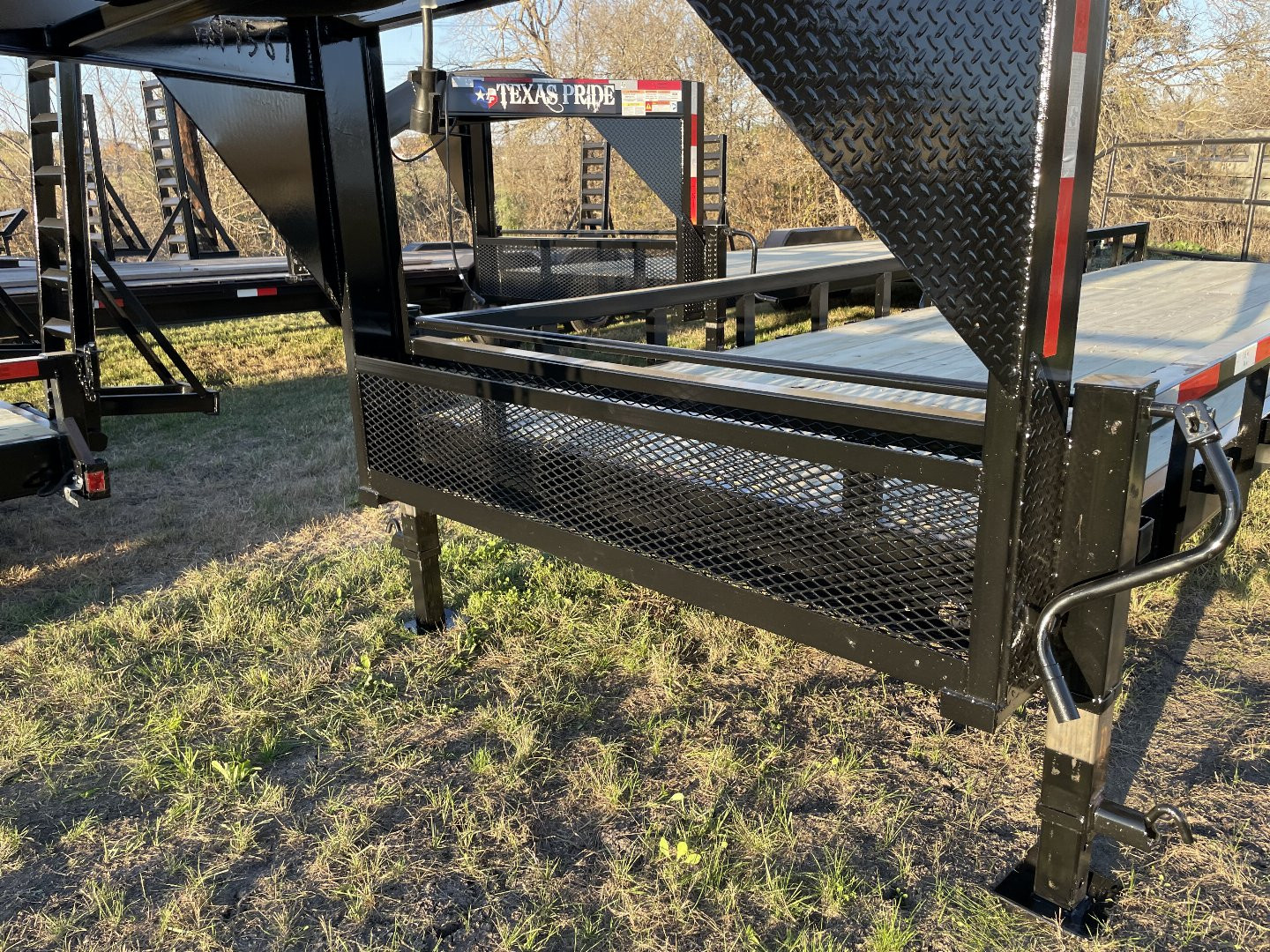 New 2024 Texas Pride Trailers EQ72414KGN Equipment Trailer