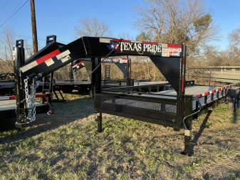 New 2024 Texas Pride Trailers EQ72414KGN Equipment Trailer