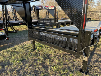New 2024 Texas Pride Trailers EQ72414KGN Equipment Trailer