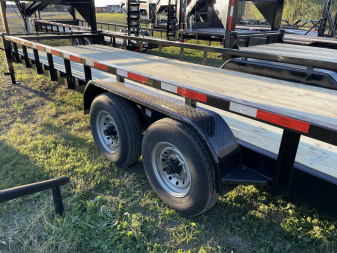 New 2024 Texas Pride Trailers EQ72414KGN Equipment Trailer