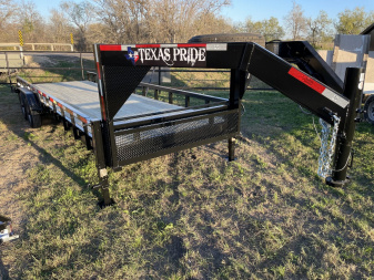 New 2024 Texas Pride Trailers EQ72414KGN Equipment Trailer