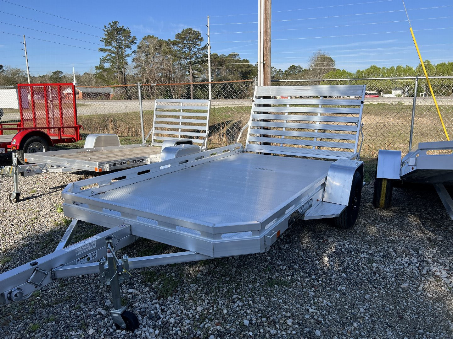 New 2025 Aluma EX7712H Utility Trailer
