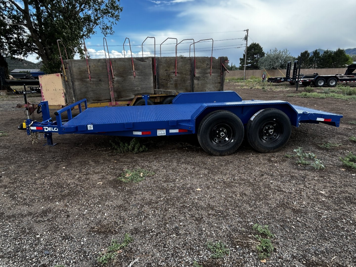 New 2025 Delco Tandem Axle Car Hauler/9,990 GVWR/83"x16'