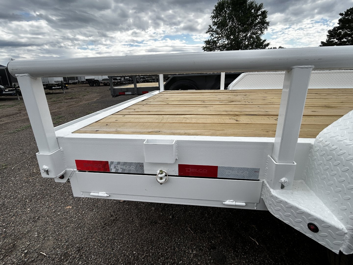 New 2025 Delco Tandem Axle Car Hauler/14,000 GVWR/83"x16'