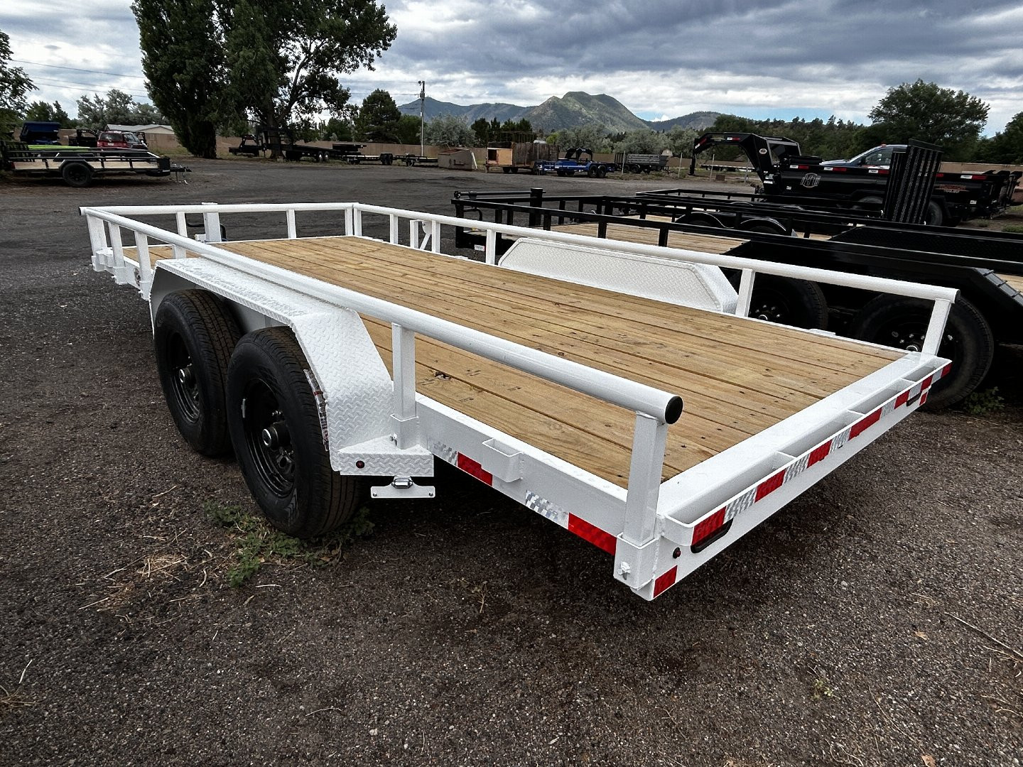 New 2025 Delco Tandem Axle Car Hauler/14,000 GVWR/83"x16'