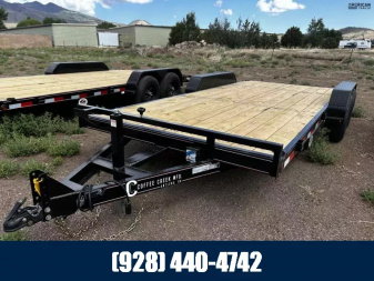 New 2025 Coffee Creek Tandem Axle Car Hauler/9,990 GVWR/83 x18'