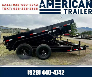 New 2025 Delco Tandem Axle Dumper/7,000 GVWR/60”x10’x18”