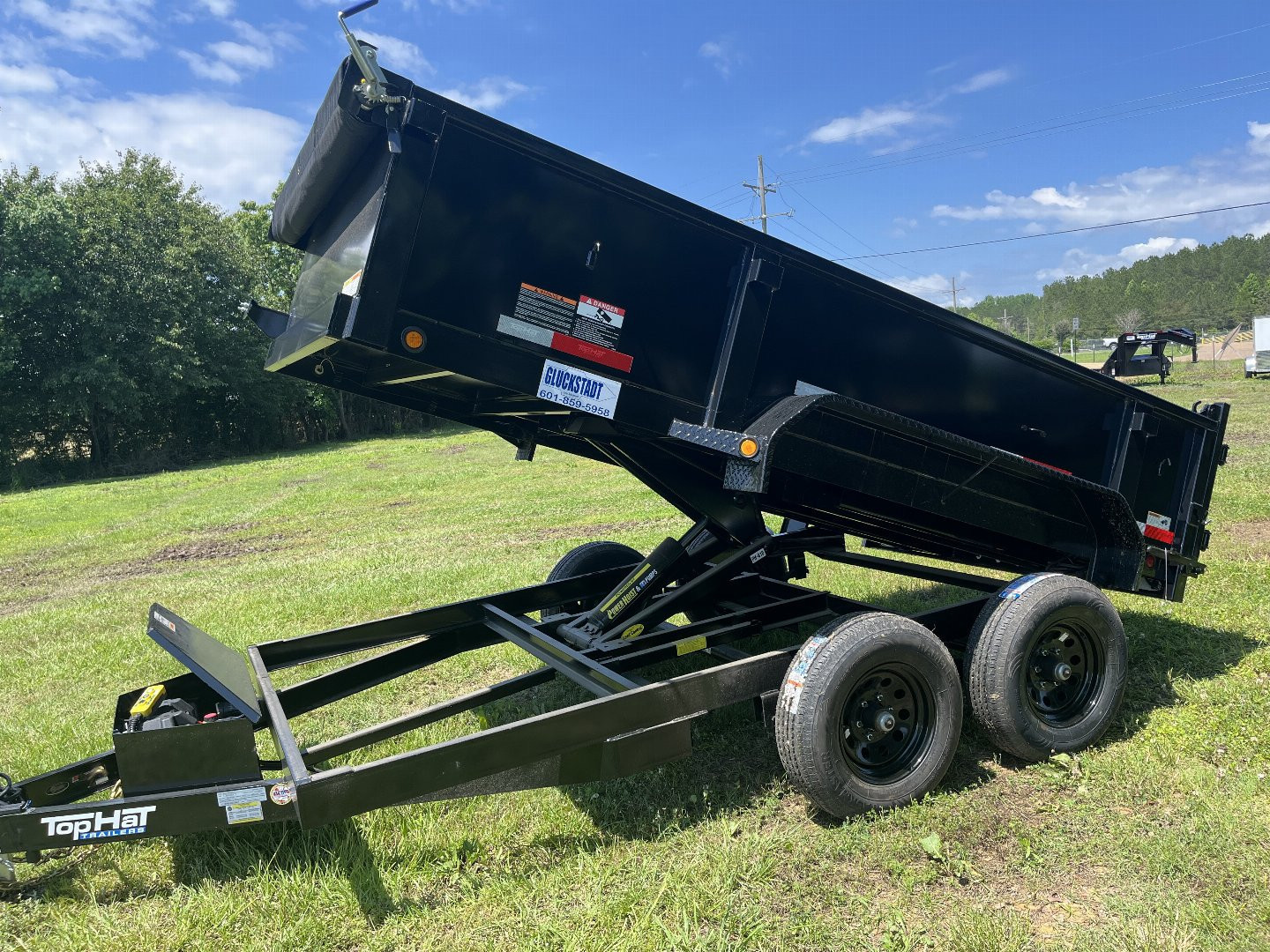 New 2025 Top Hat DPX 12x2 Dump Trailer