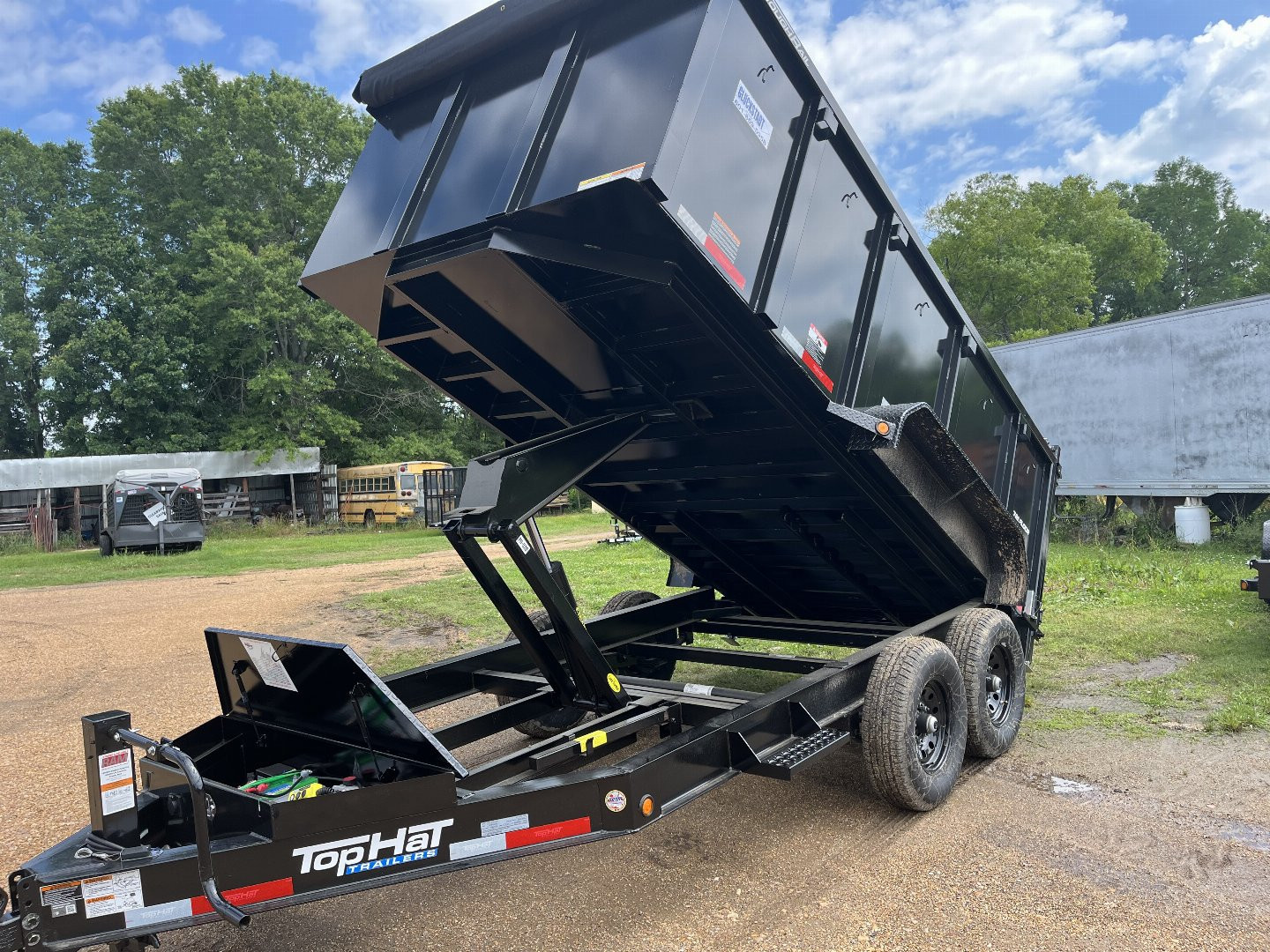 New 2025 Top Hat DPX 7x14x4 Dump Trailer