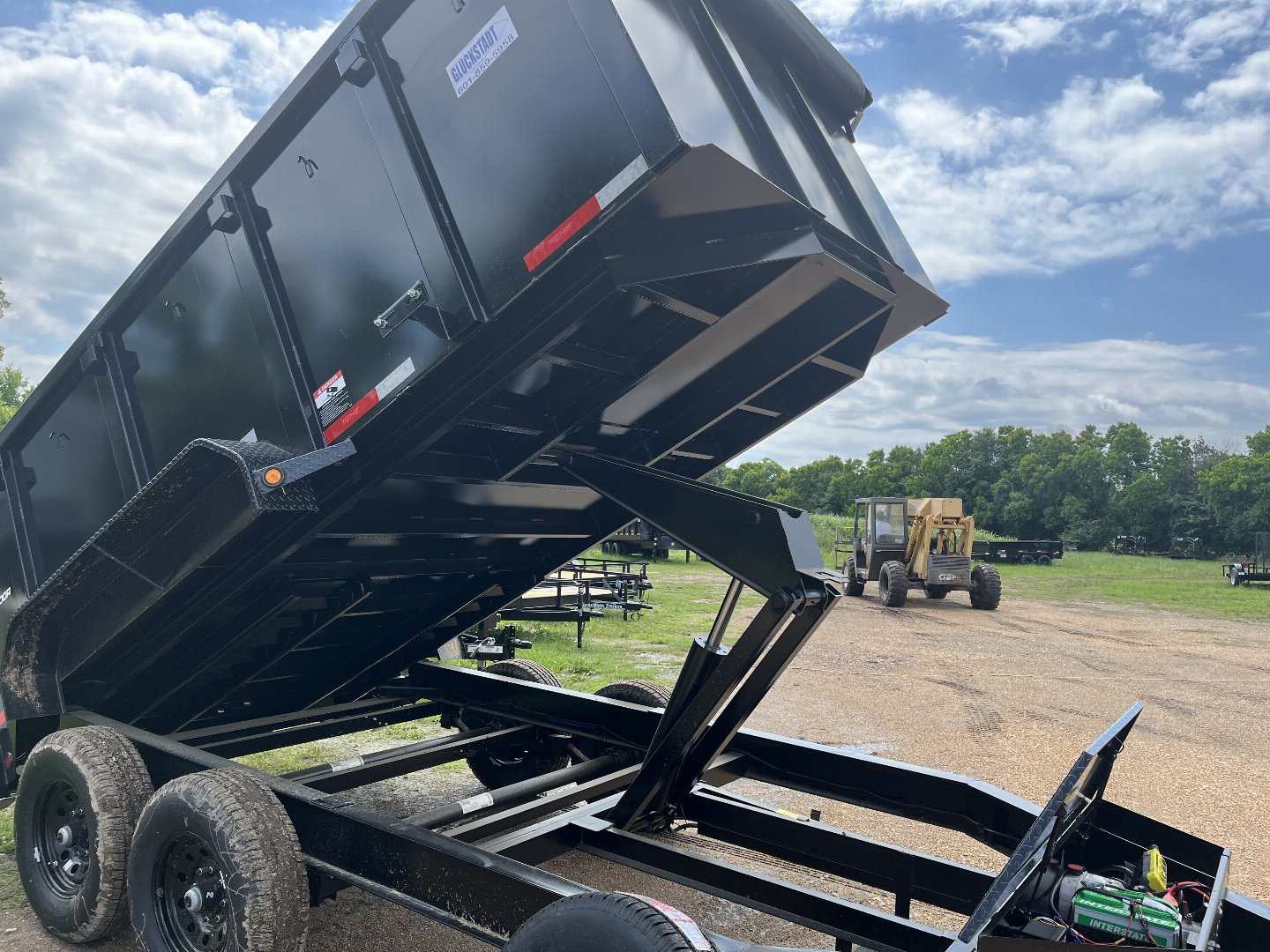 New 2025 Top Hat DPX 7x14x4 Dump Trailer