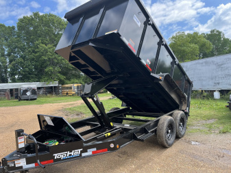 New 2025 Top Hat DPX 7x14x4 Dump Trailer