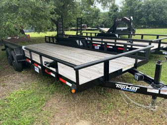 New 2025 Top Hat Pipe 10K Utility/Equipment Trailer