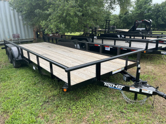New 2025 Top Hat Pipe Utility Trailer