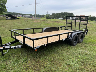 New 2025 Top Hat Square Pipe Frame Utility Trailer