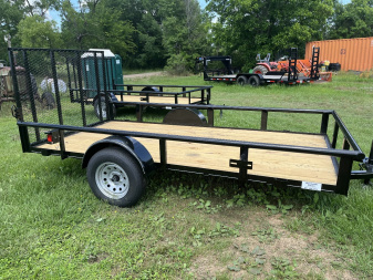 New 2025 Top Hat Pipe Utility Trailer