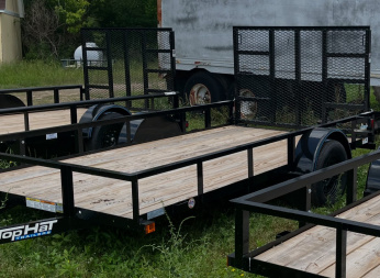 New 2025 Top Hat Angle Utility Trailer