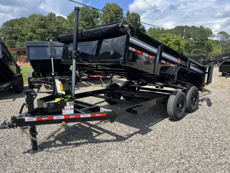 New 2025 U-Dump 7'x14' With 25  Sides, Dump Trailer, Heavy Duty Low Profile, 14K GVWR