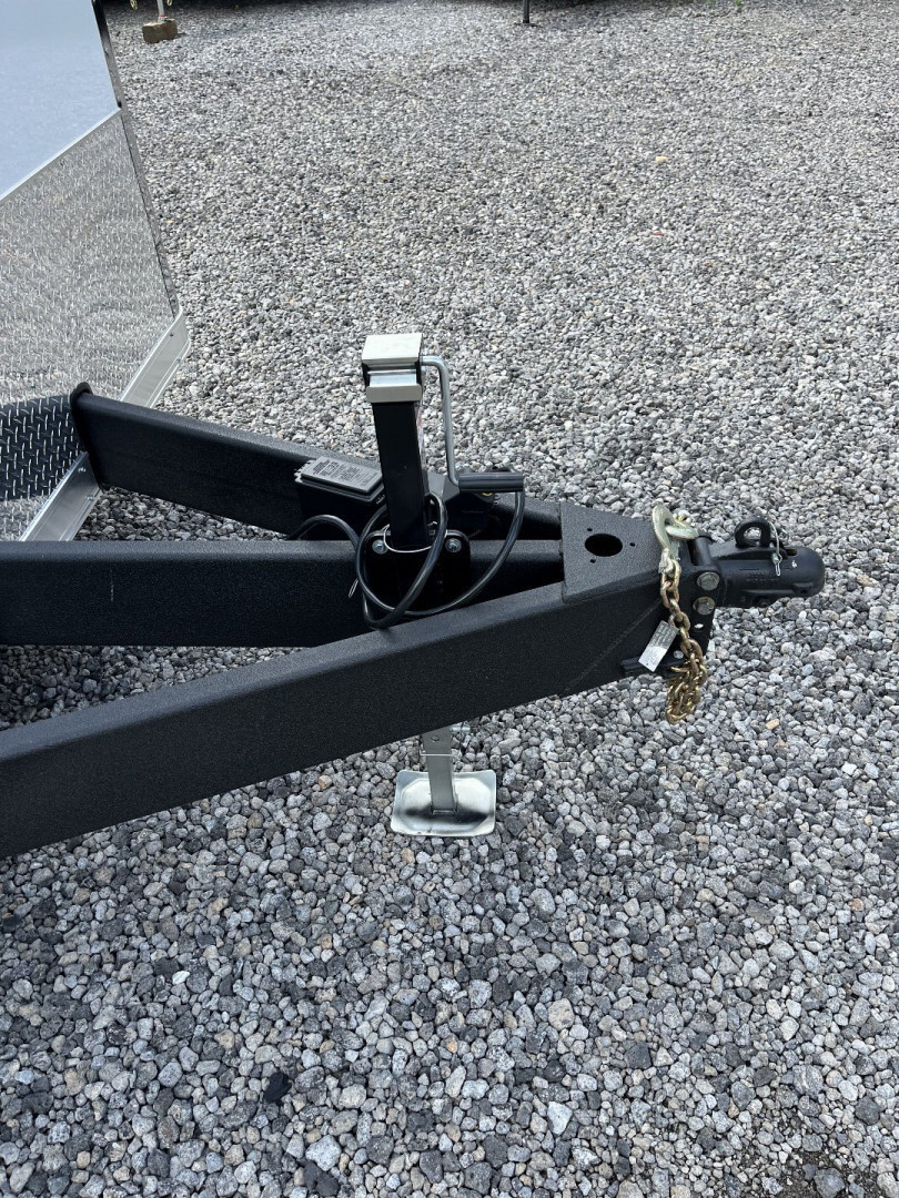 New 2025 HAULMARK EDGE 20' Race Trailer With NEW Premium Escape Door, White PolyCor, 12K GVWR, 7'4" Interior, 96" Wide Rear Door Opening