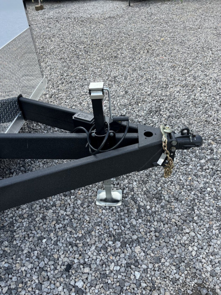 New 2025 HAULMARK EDGE 20' Race Trailer With NEW Premium Escape Door, White PolyCor, 12K GVWR, 7'4" Interior, 96" Wide Rear Door Opening