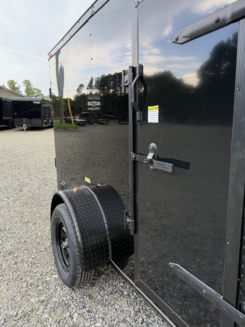 New 2025 Big Daddy's Edition, 5X8, Single Axle, Polycor, 16" On Center Construction, Blackout Package