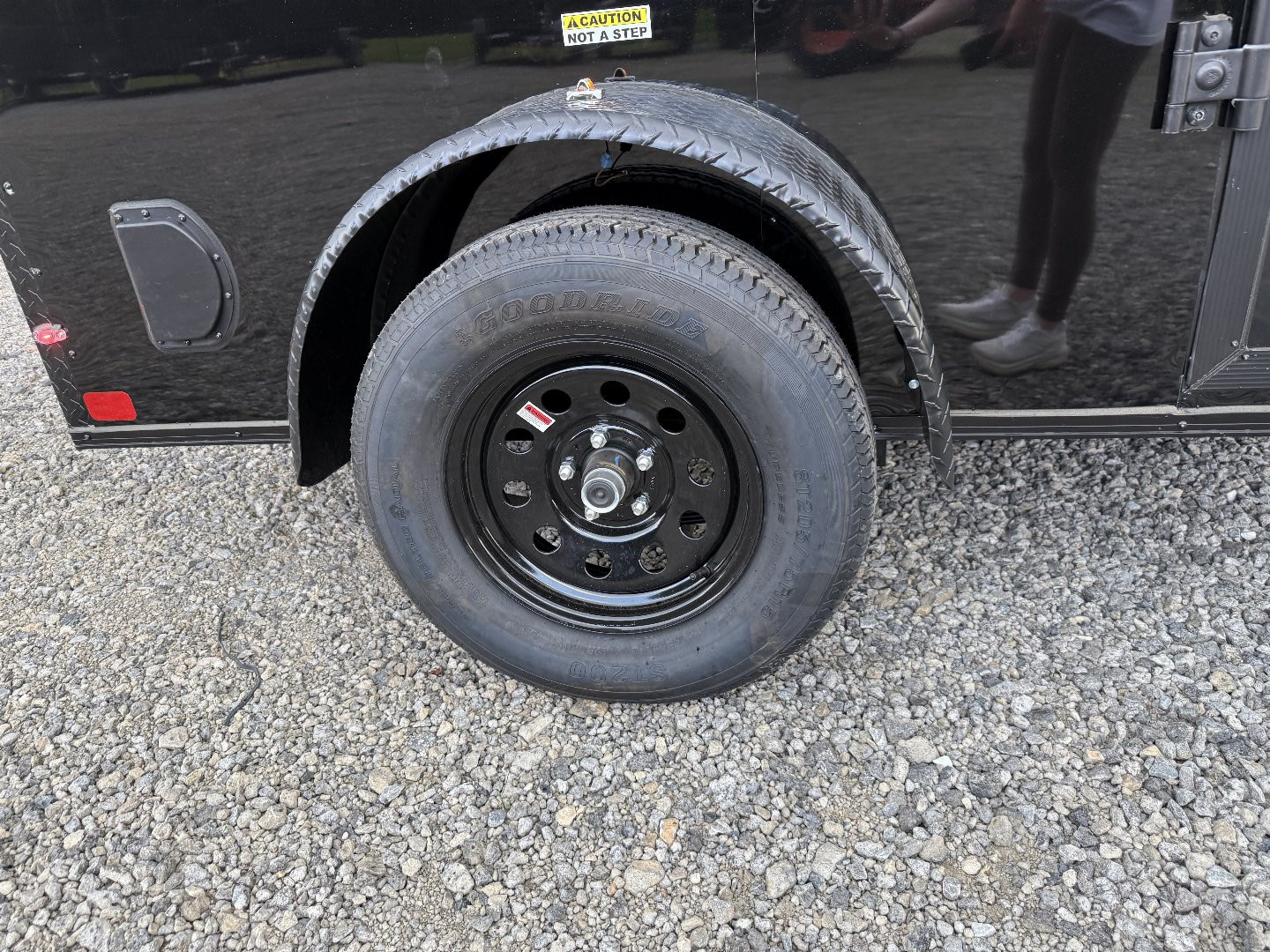 New 2025 Big Daddy's Edition, 5X8, Single Axle, Polycor, 16" On Center Construction, Blackout Package