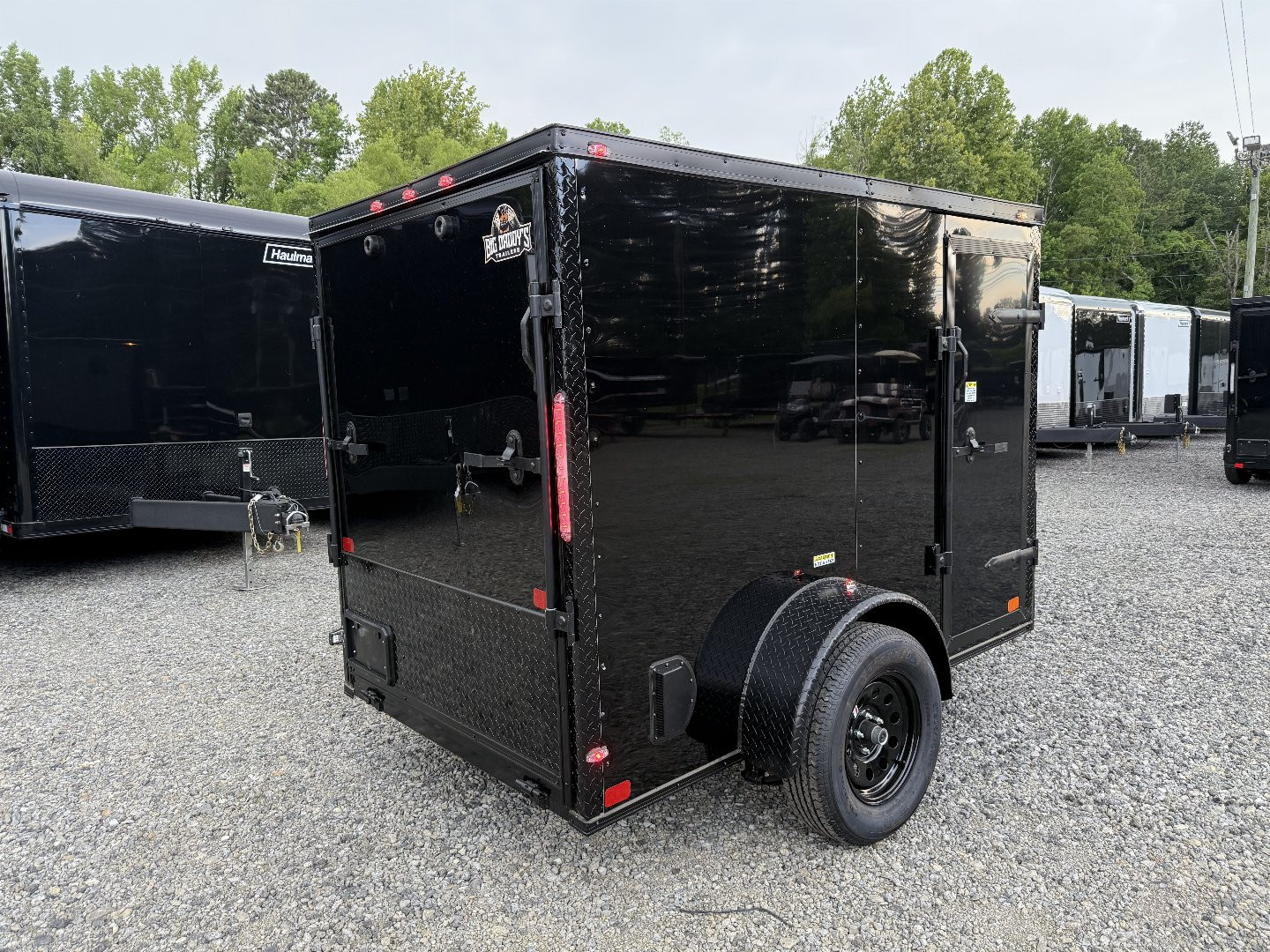 New 2025 Big Daddy's Edition, 5X8, Single Axle, Polycor, 16" On Center Construction, Blackout Package