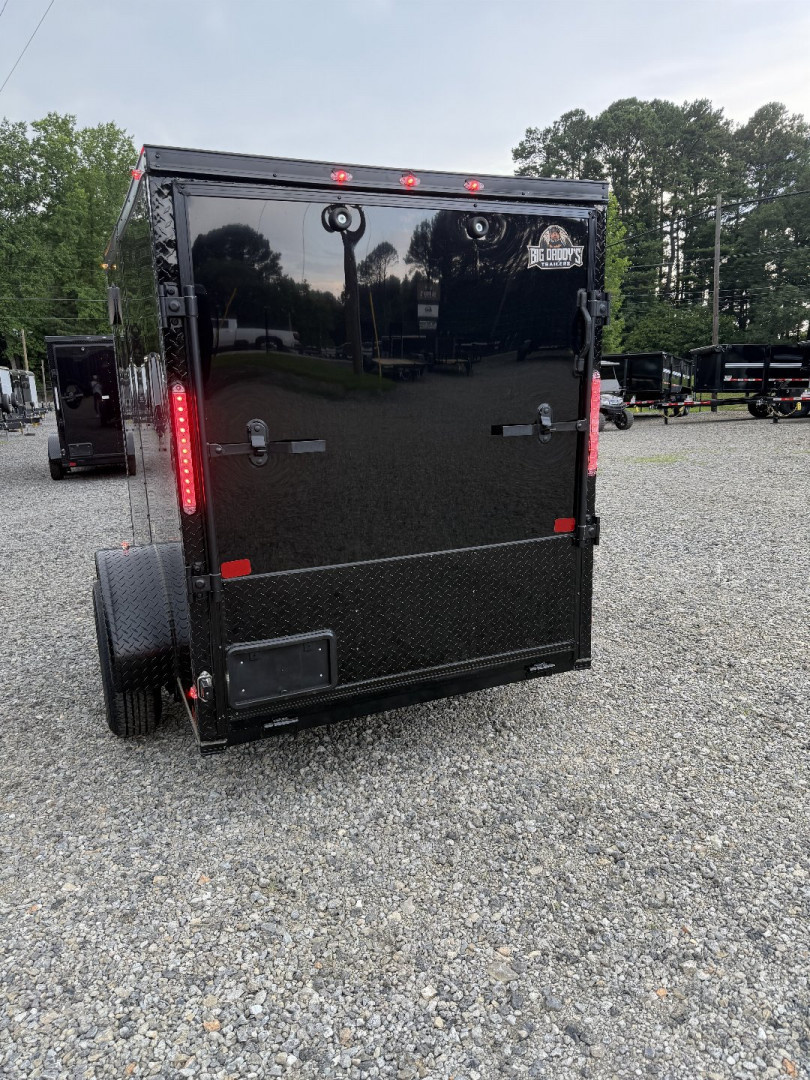 New 2025 Big Daddy's Edition, 5X8, Single Axle, Polycor, 16" On Center Construction, Blackout Package